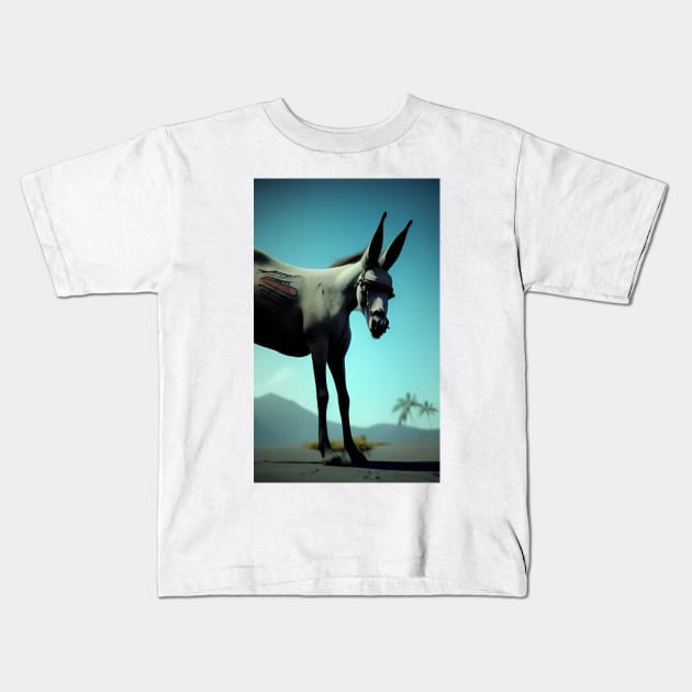 Dark Side Of The Mule Kids T-Shirt by ShopSunday